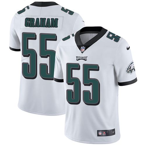 Nike Eagles #55 Brandon Graham White Men's Stitched NFL Vapor Untouchable Limited Jersey - Click Image to Close